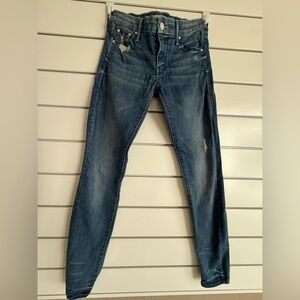 MOTHER Women's Skinny Jeans - Blue